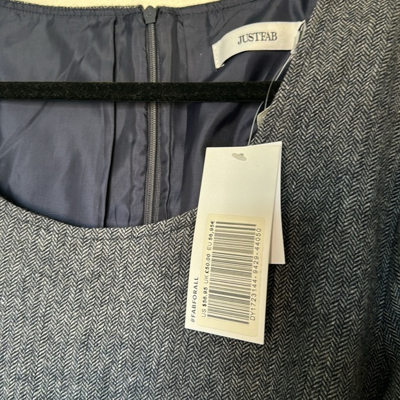 JUSTFAB XL Dress Gray/Blue NWT - Picture 3 of 7